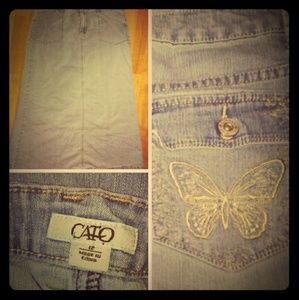 Cato long Jean skirt